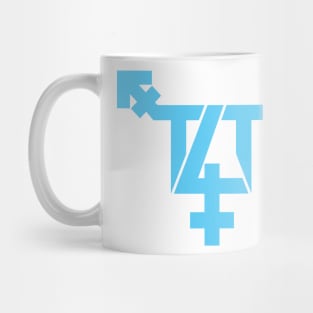 T4T  Symbol - Trans Love - Blue Mug